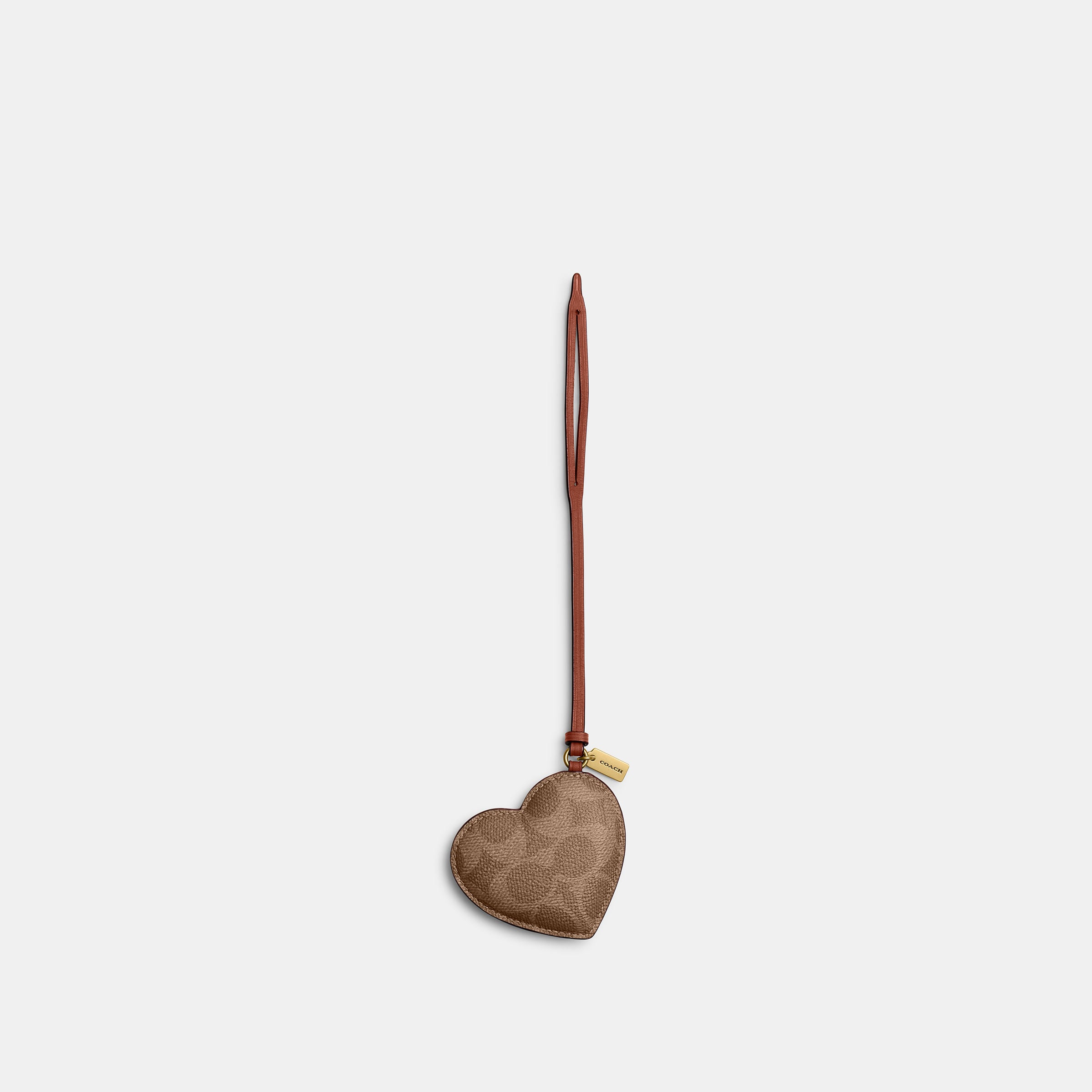 Bag Charm Coach Corazón Signature