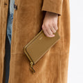 Cartera Coach Slim Accordion Zip Piel