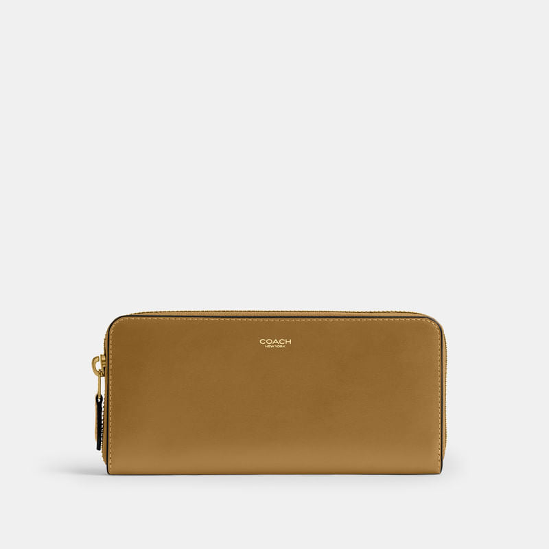 Cartera Coach Slim Accordion Zip Piel