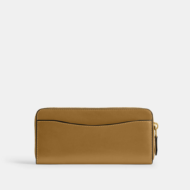 Cartera Coach Slim Accordion Zip Piel