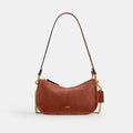 Bolsa Shoulder Bag Coach Waverly Suede