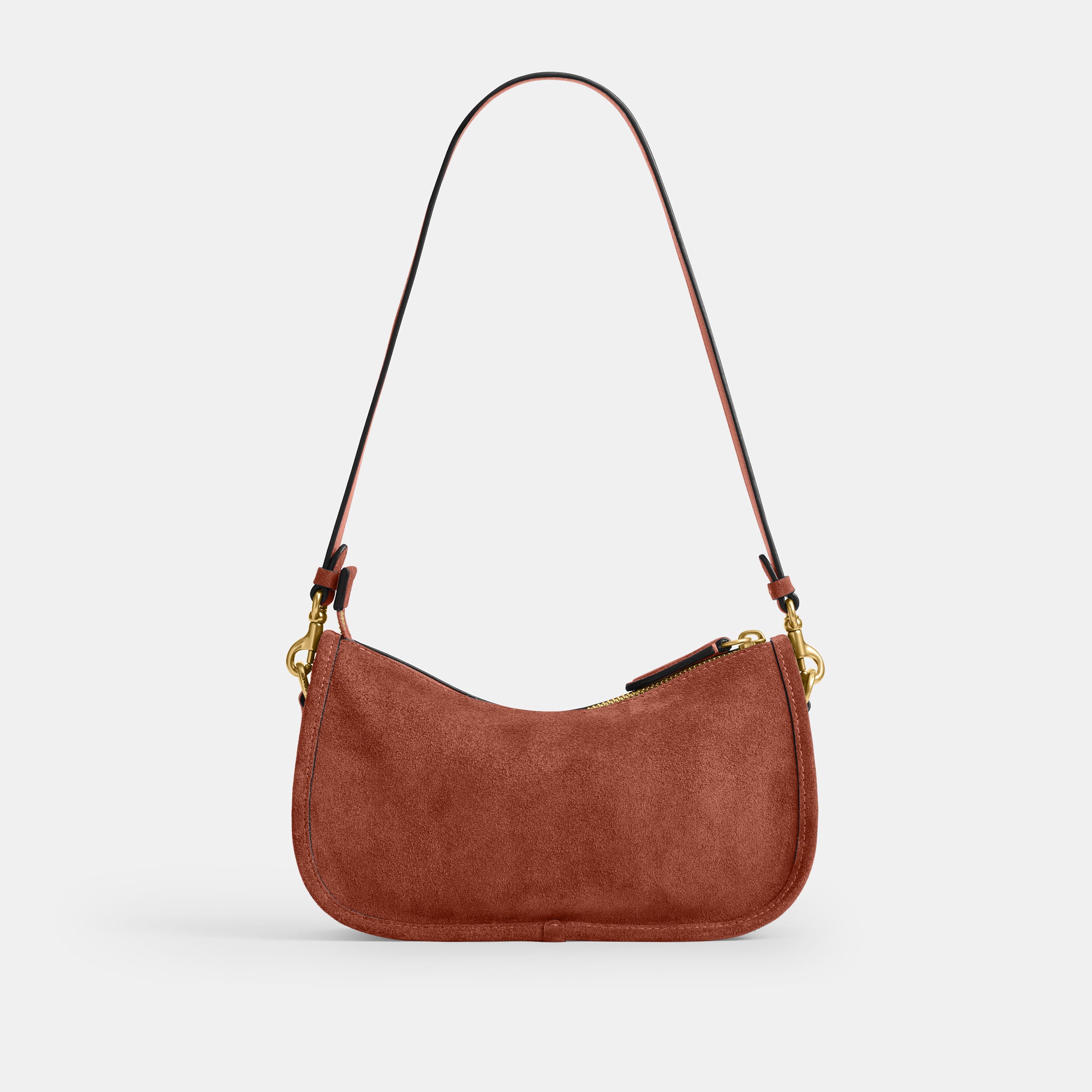 Bolsa Shoulder Bag Coach Waverly Suede