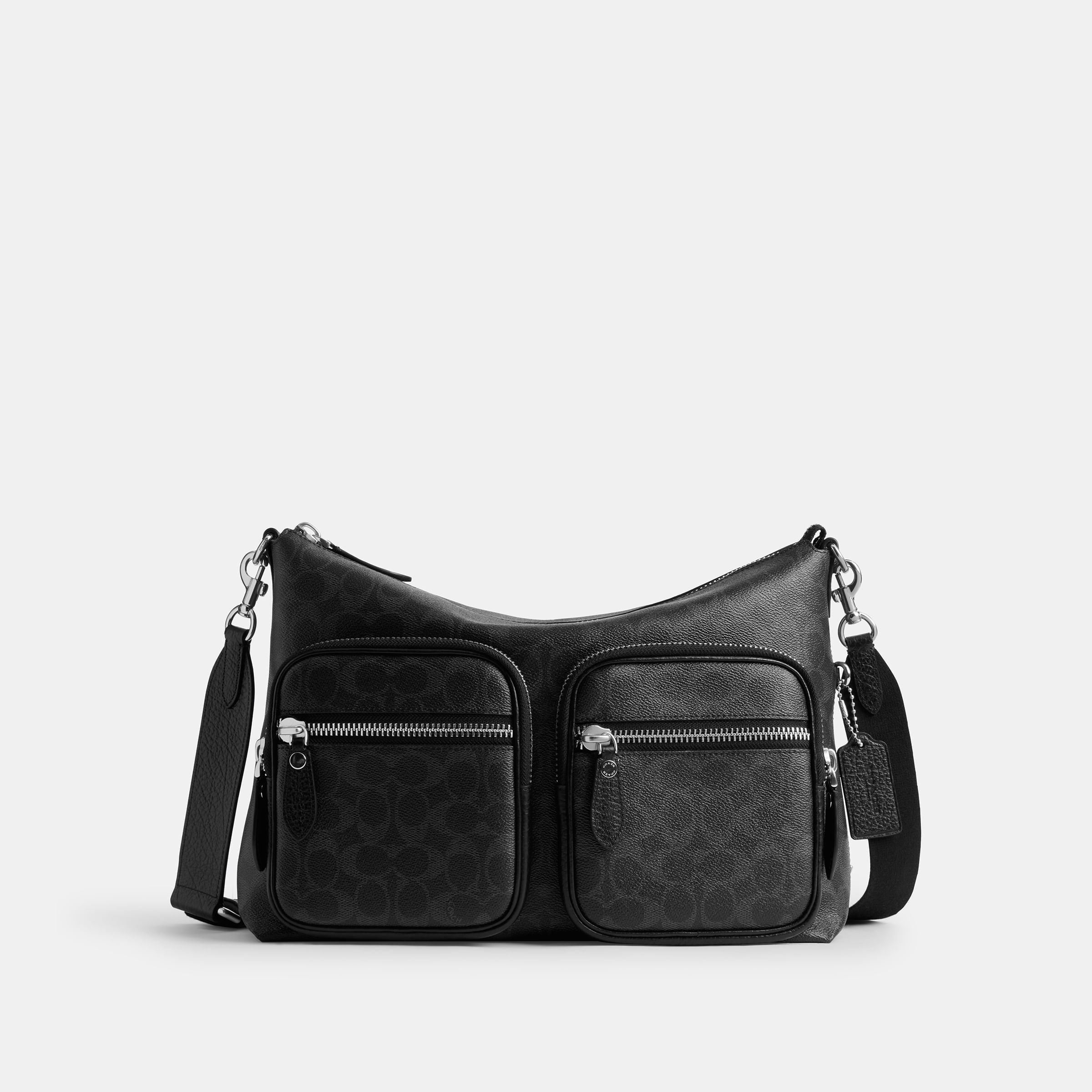 Bolsa Shoulder Bag Coach Domino Canvas Signature