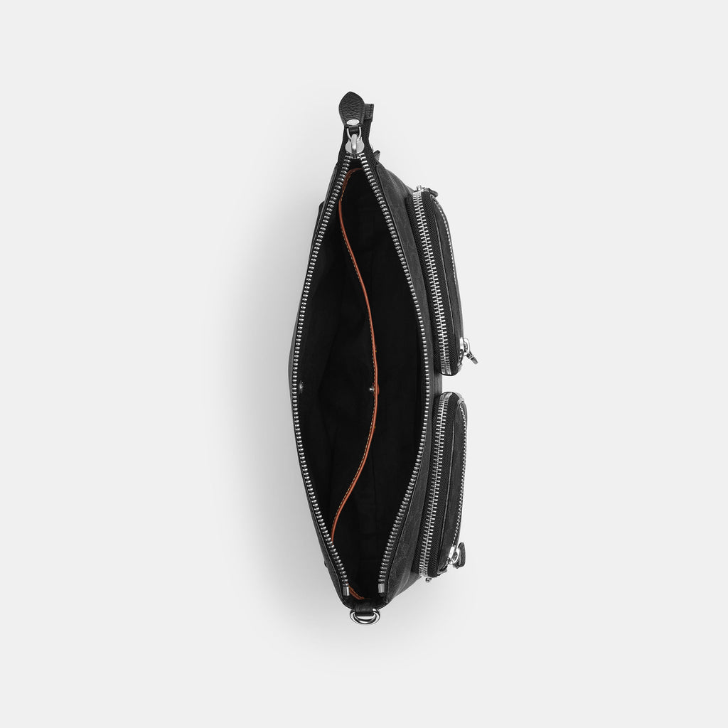 Bolsa Shoulder Bag Coach Domino Canvas Signature