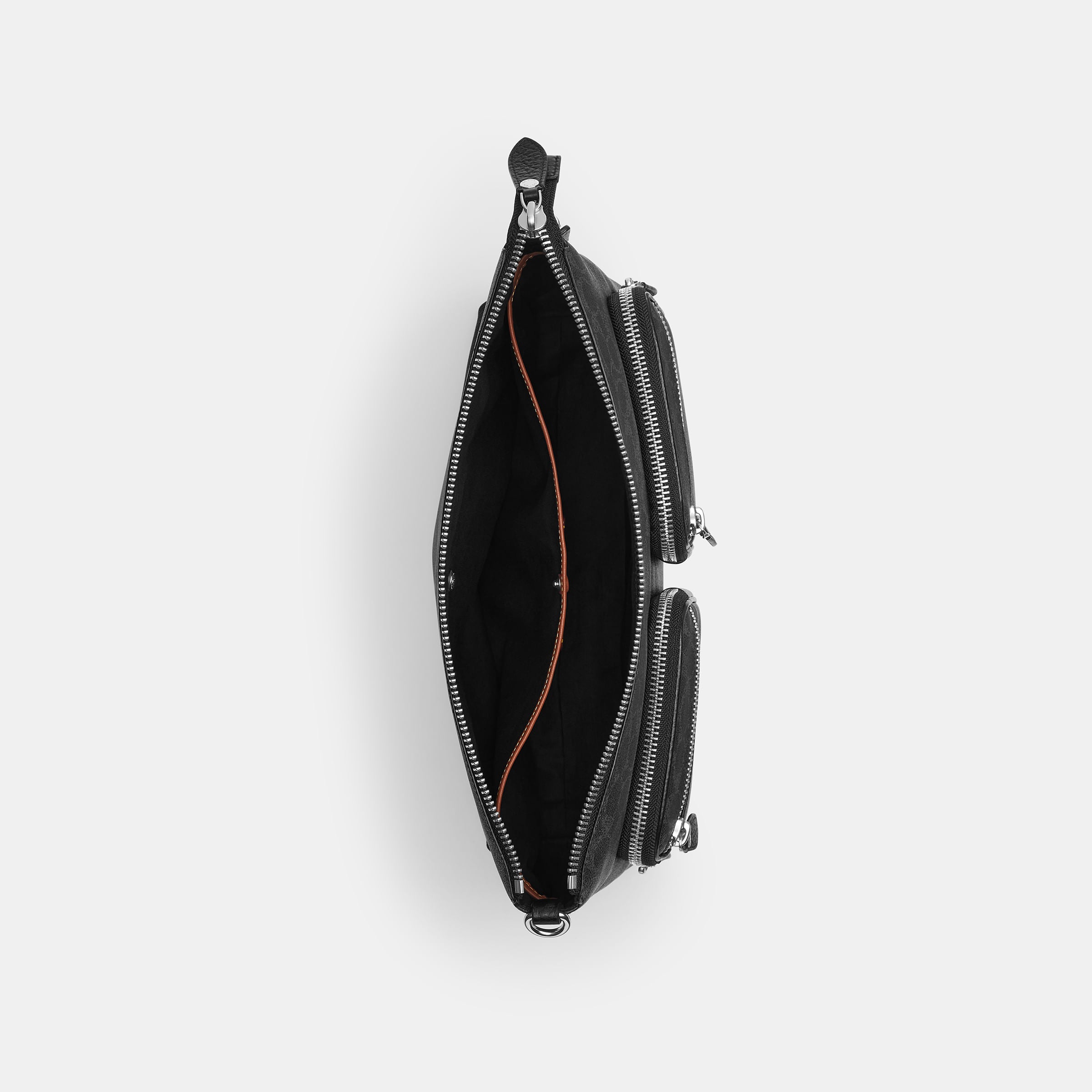Bolsa Shoulder Bag Coach Domino Canvas Signature