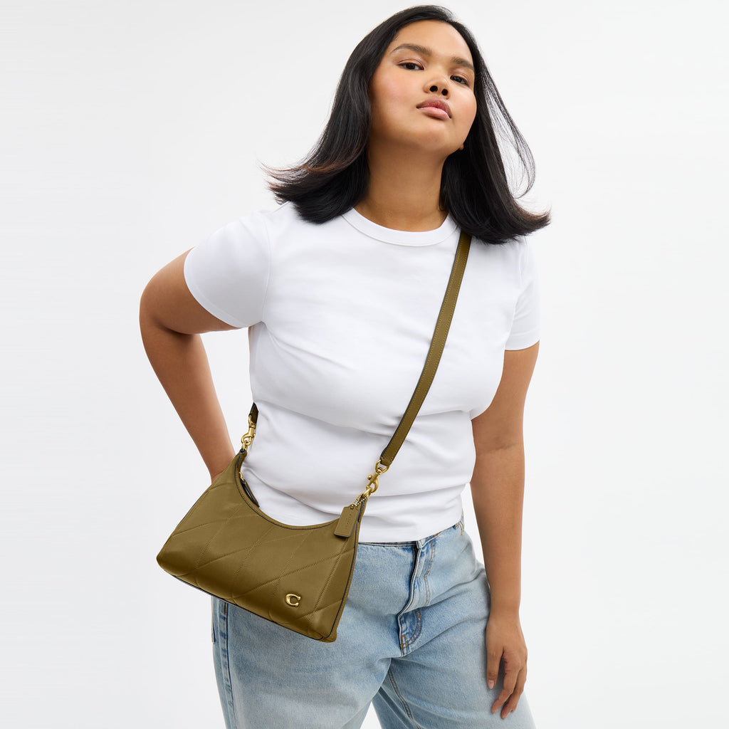 Bolsa Shoulder Coach Juliet 25 Piel Quilted