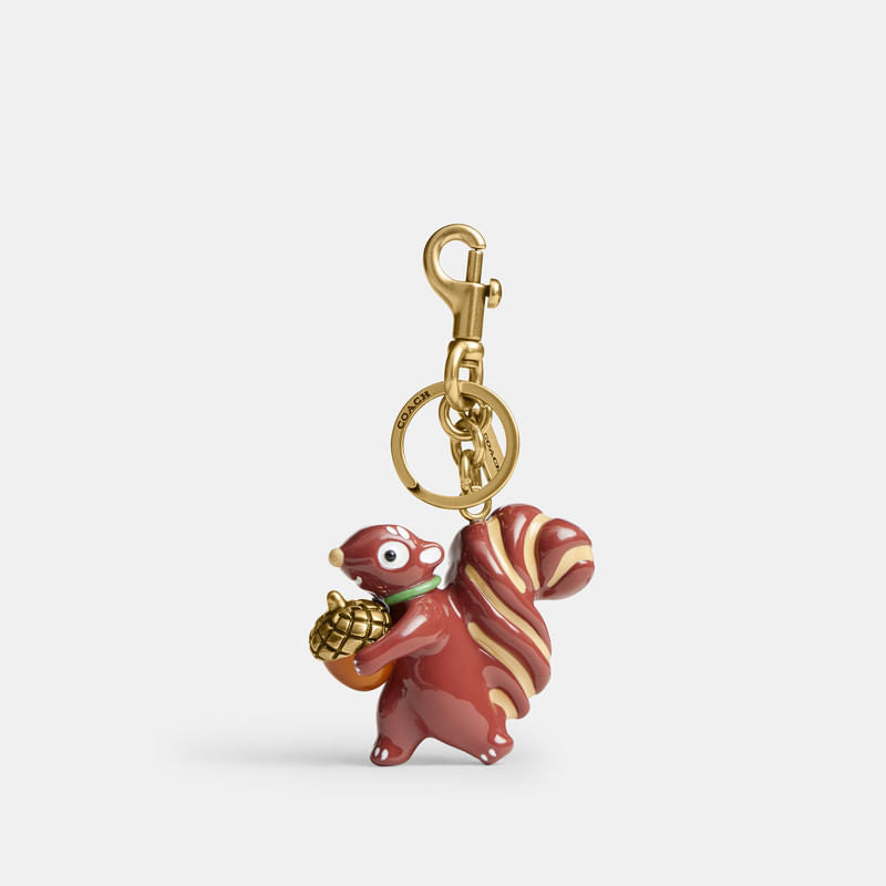 Bag Charm Coach Ardilla Metal