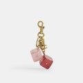 Bag Charm Coach Dados Metal