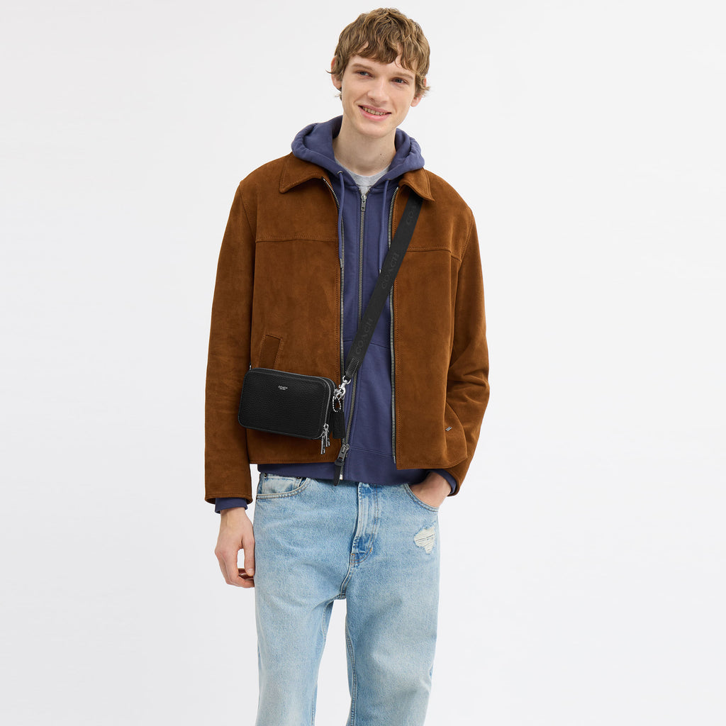 Bolsa Crossbody Coach Clinton Piel