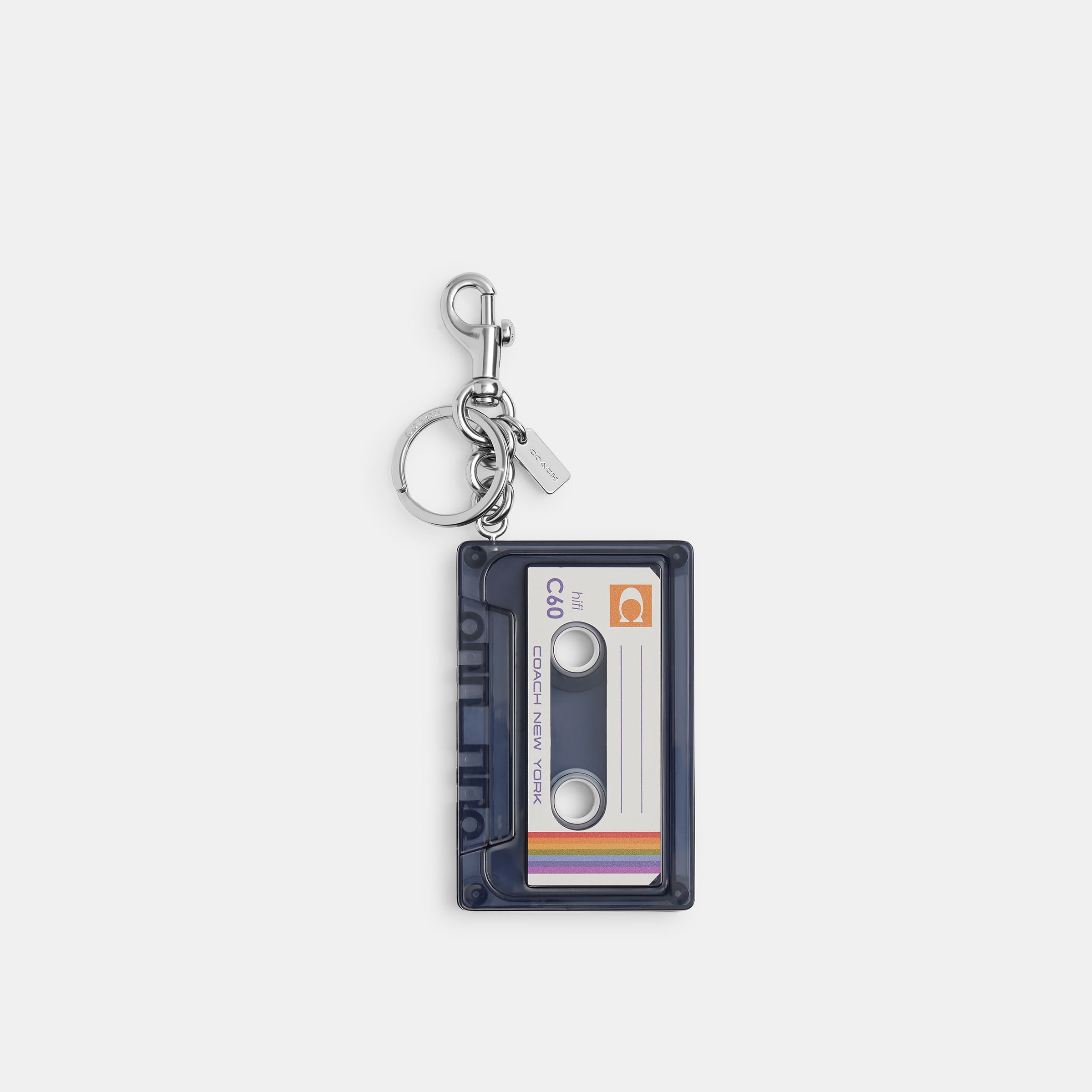 Bag Charm Coach Cassette Metal