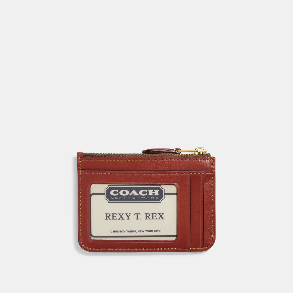 Monedero Coach Coated Canvas Colorblock