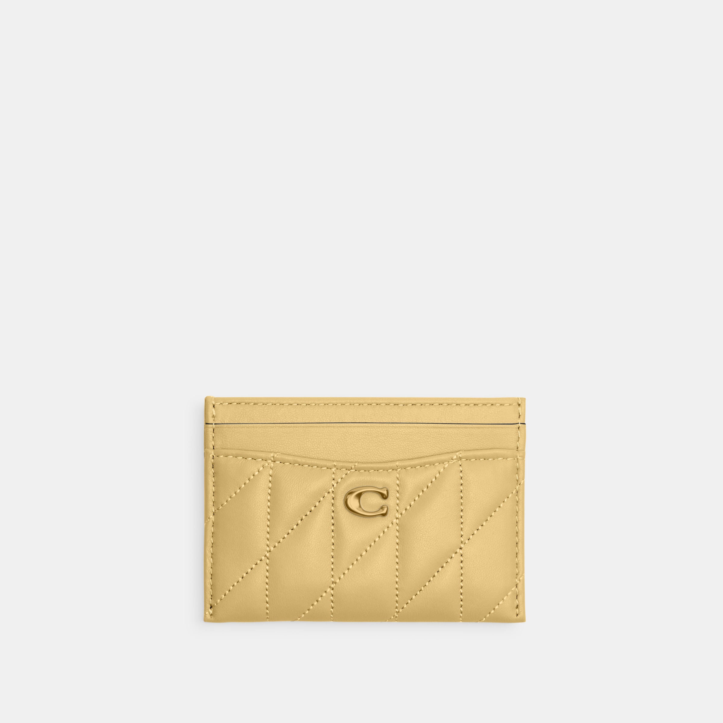 Tarjetero Coach Essential Piel Quilted