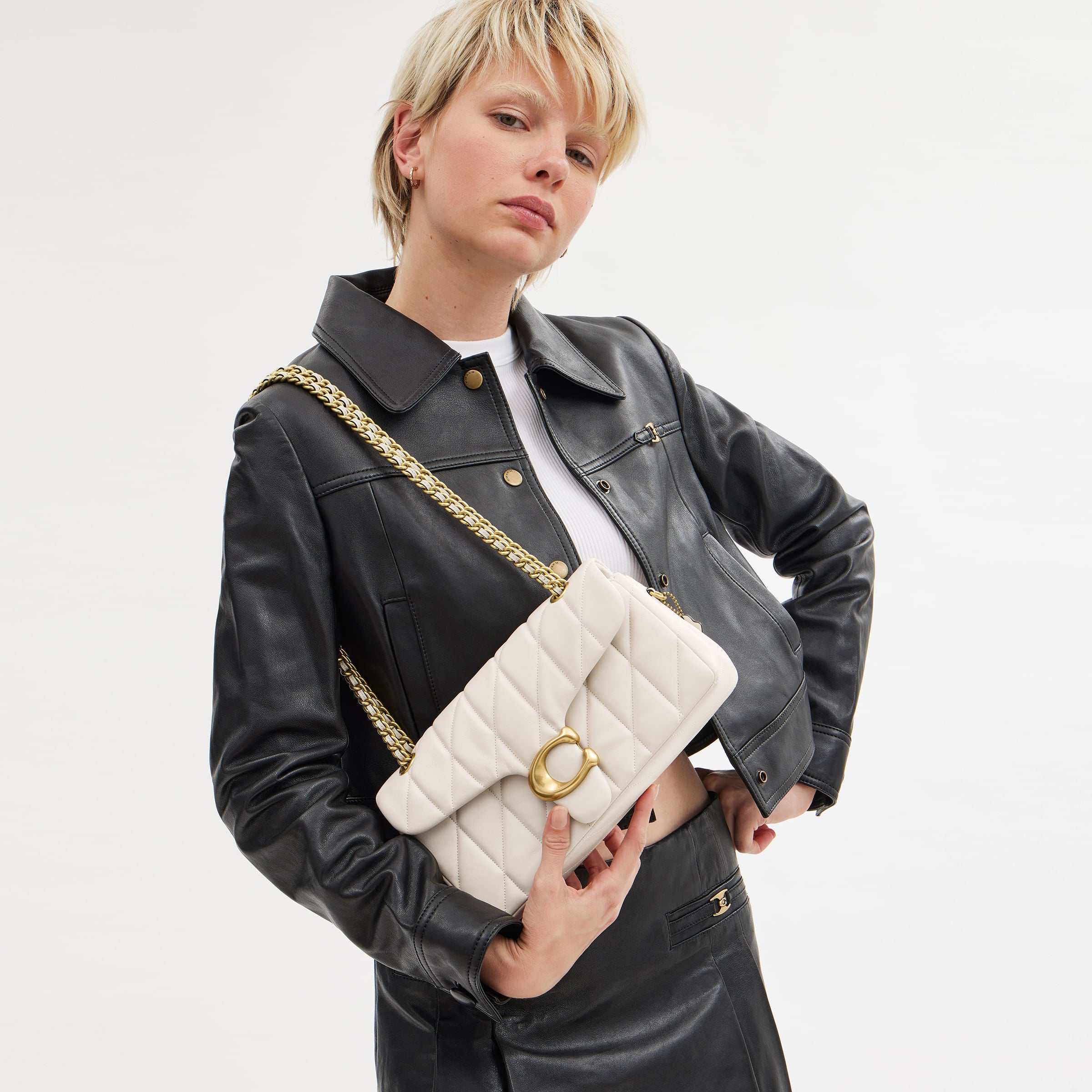 Bolsa Shoulder Bag Quilted Tabby 26