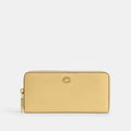 Cartera Coach Slim Accordion Zip Piel