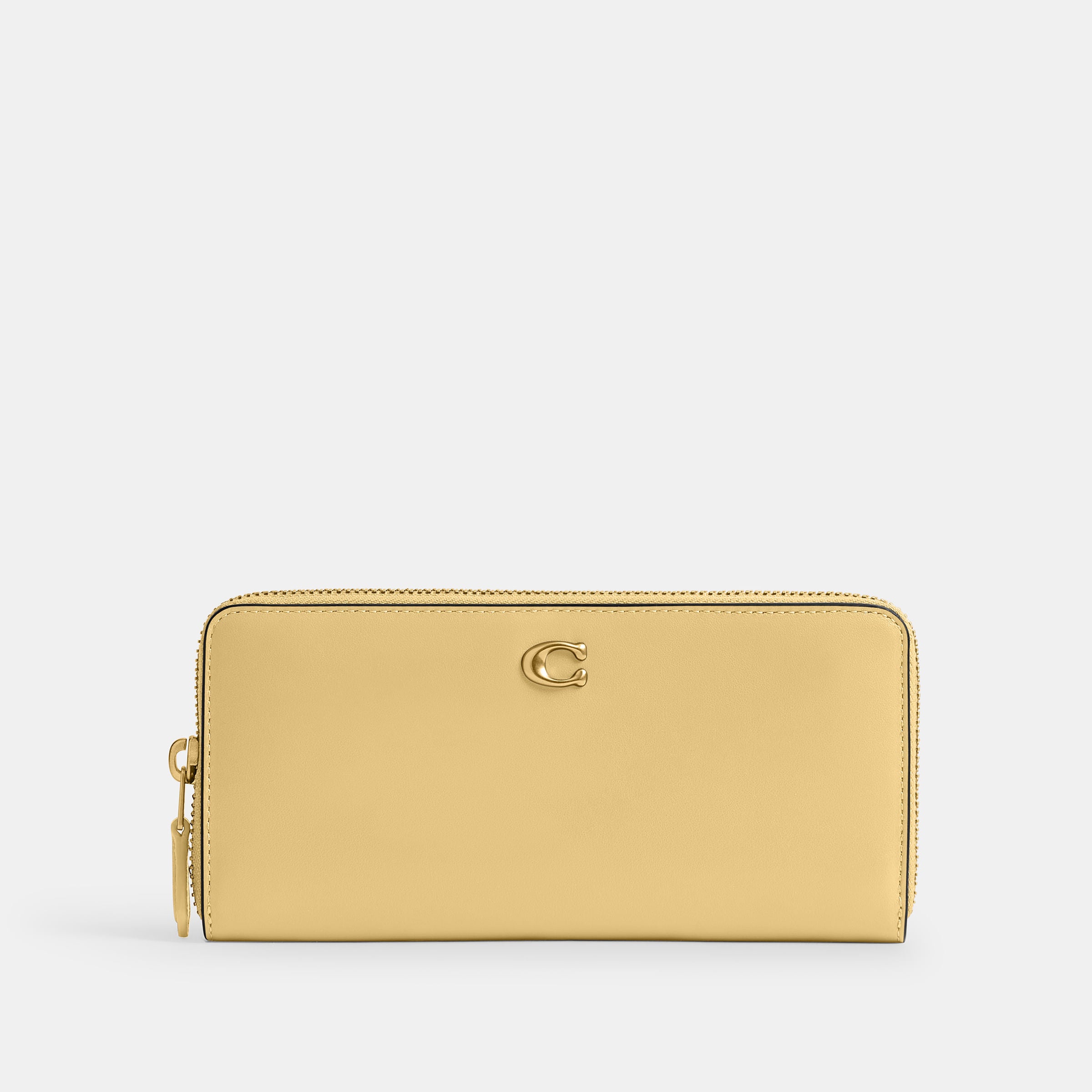 Cartera Coach Slim Accordion Zip Piel