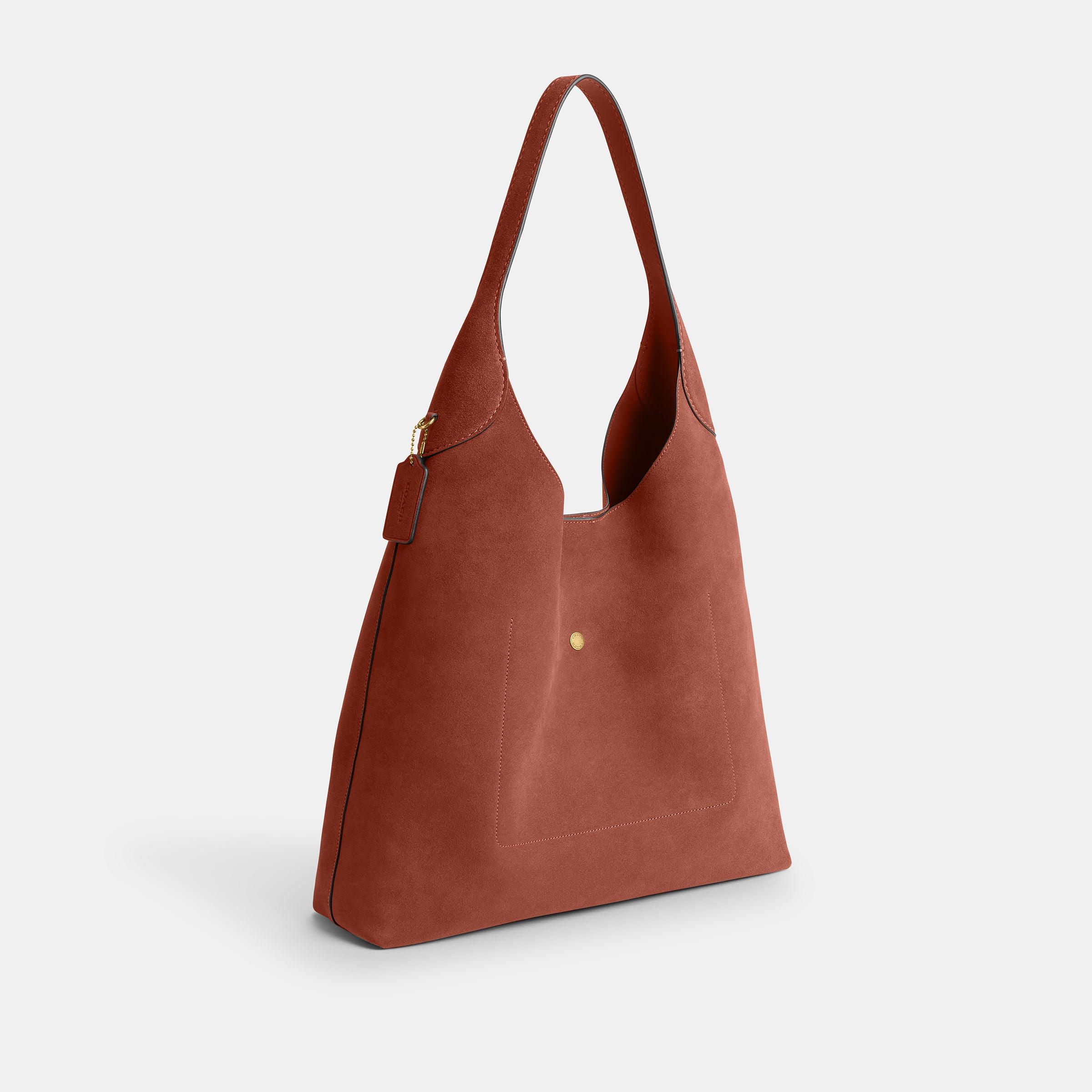 Bolsa Shoulder Bag Coach Brooklyn 39 Suede
