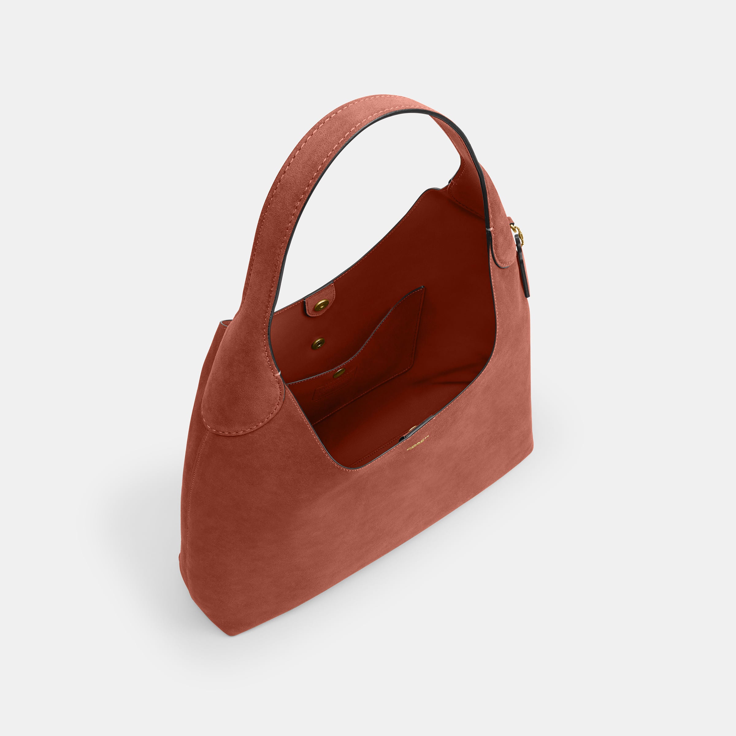 Bolsa Shoulder Bag Coach Brooklyn 39 Suede