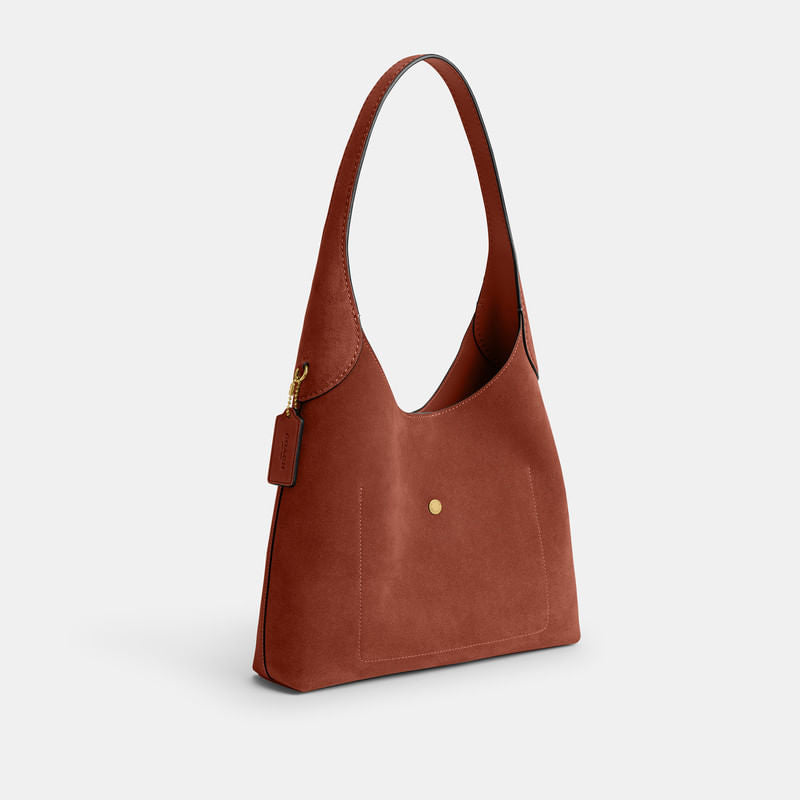 Bolsa Shoulder Bag Coach Brooklyn 28 Suede