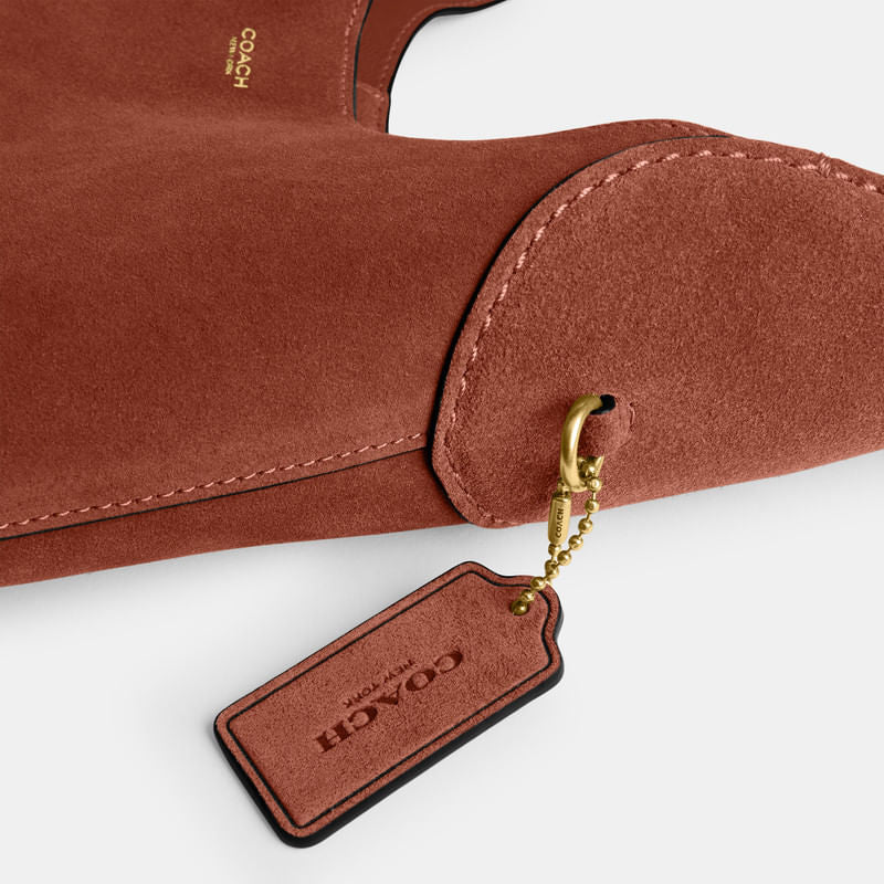 Bolsa Shoulder Bag Coach Brooklyn 28 Suede