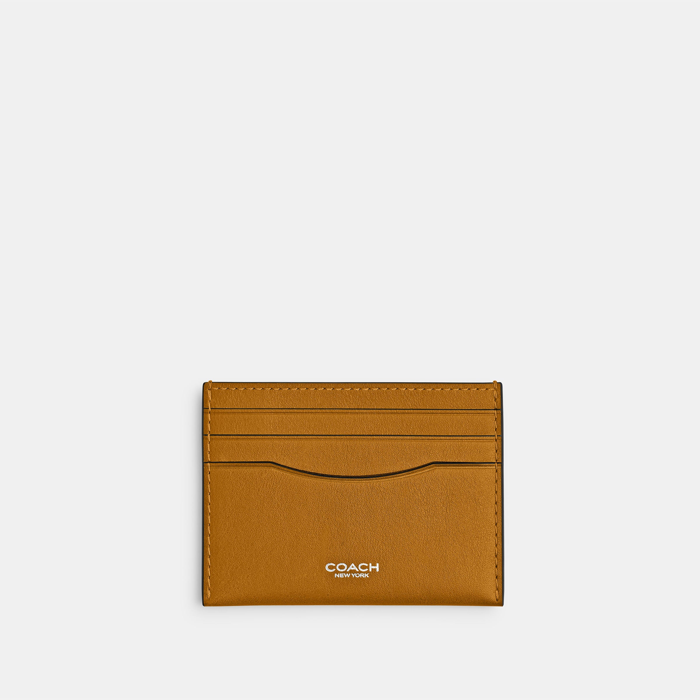Tarjetero Coach Flat Card Case Piel