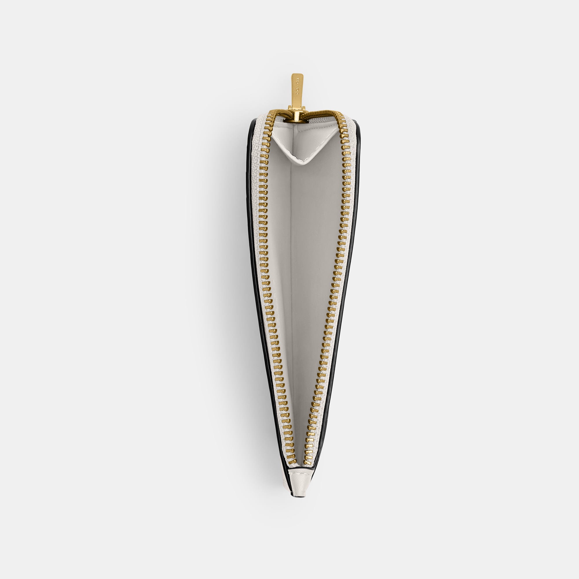 Refined Calf Leather New York Zip Card Case