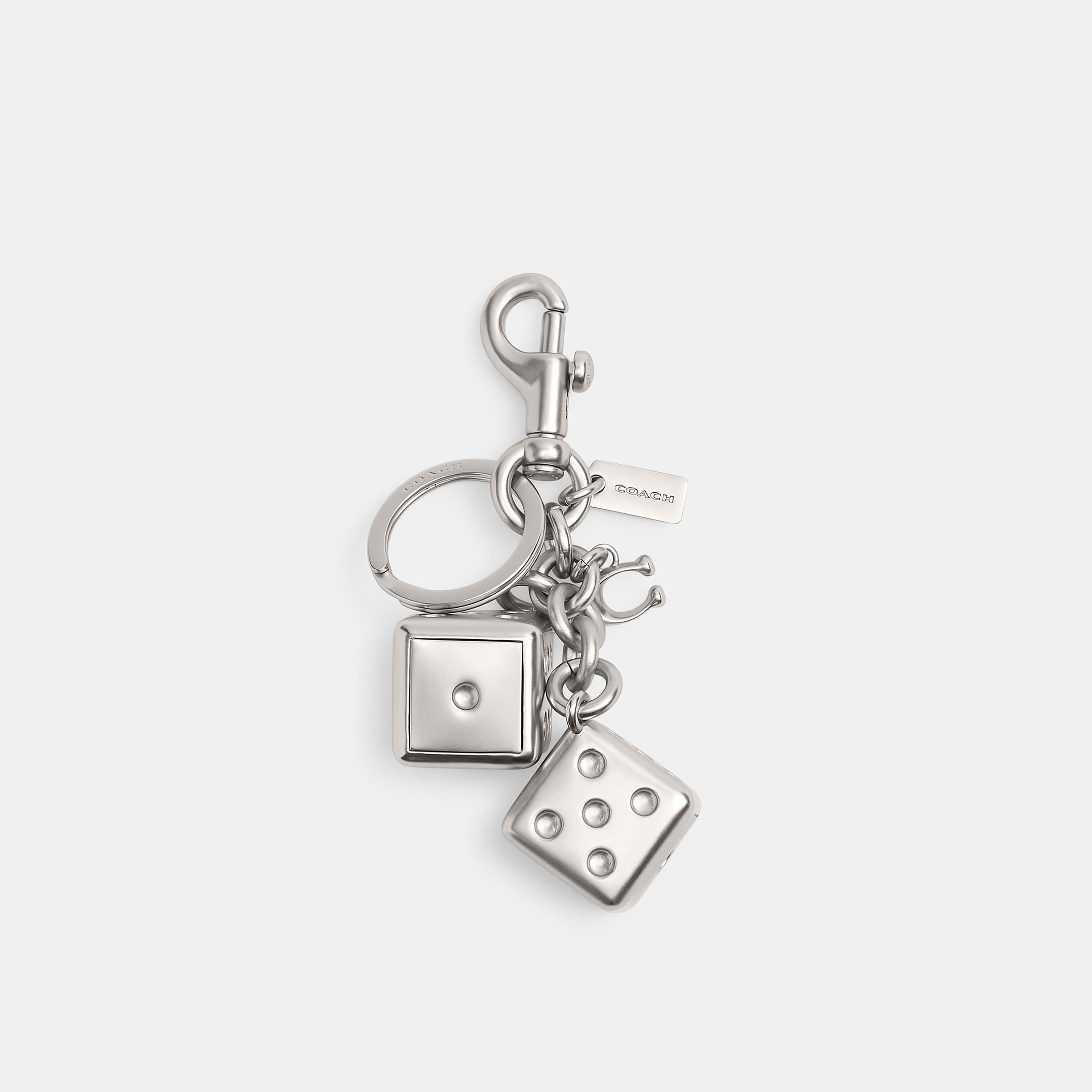 Bag Charm Coach Dados de Metal
